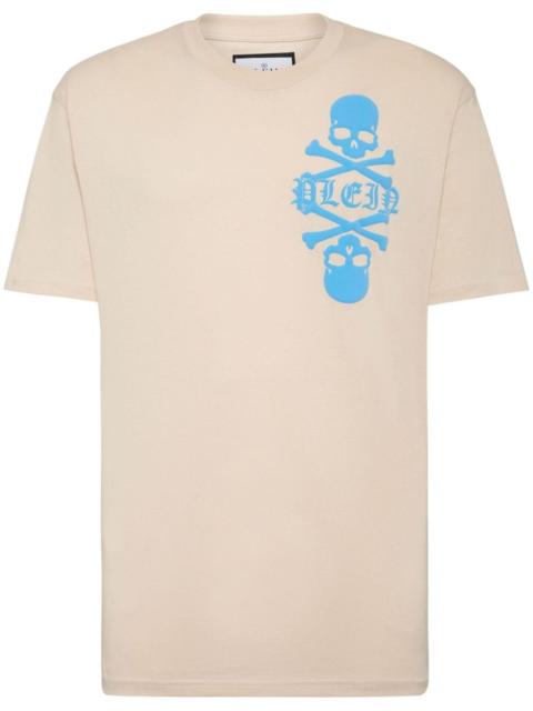 skull-print cotton T-shirt