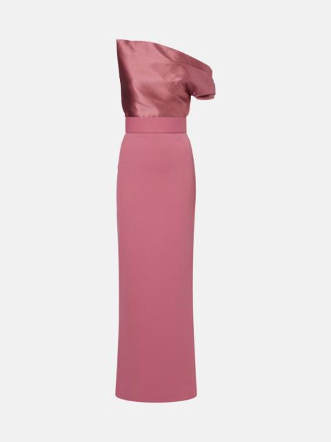 Magda asymmetric gown