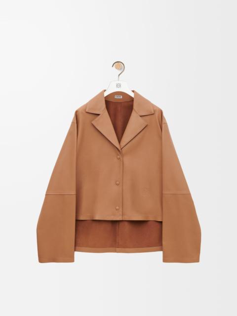 Pyjama blouse in nappa lambskin