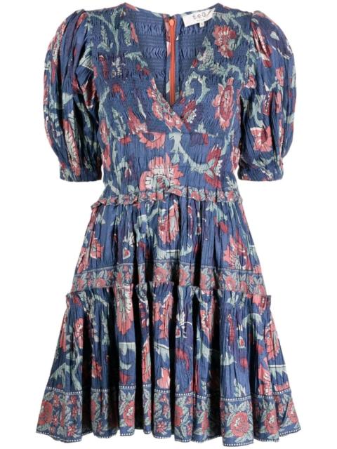 Rory puff-sleeve minidress