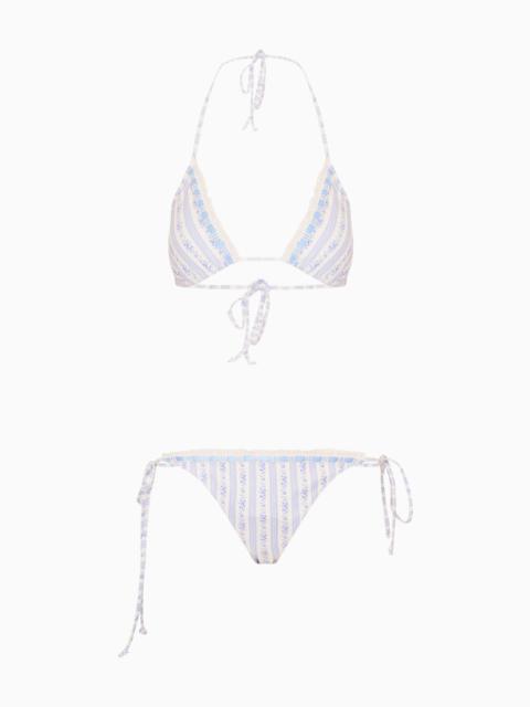 Harbor Floral Striped Bikini