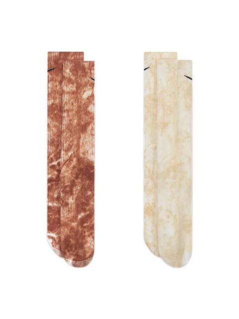 Nike Everyday Plus Tie Dye Sports Socks Unisex 1 2 Pairs Multicolor DM3407-908