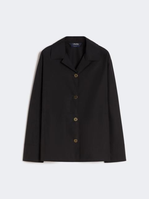 Poplin shirt - BLACK