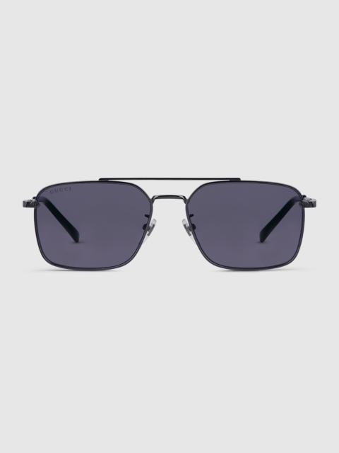 Specialized fit rectangular sunglasses