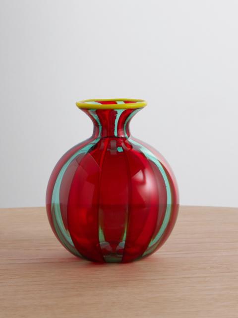 Mini Ciccio Striped Murano Glass Vase
