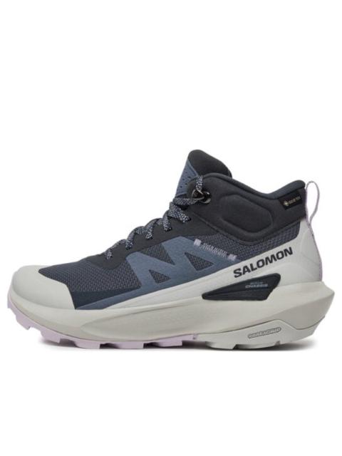 (WMNS) Salomon Elixir Activ Mid GORE-TEX 'India Ink Orchid Petal' L47457400