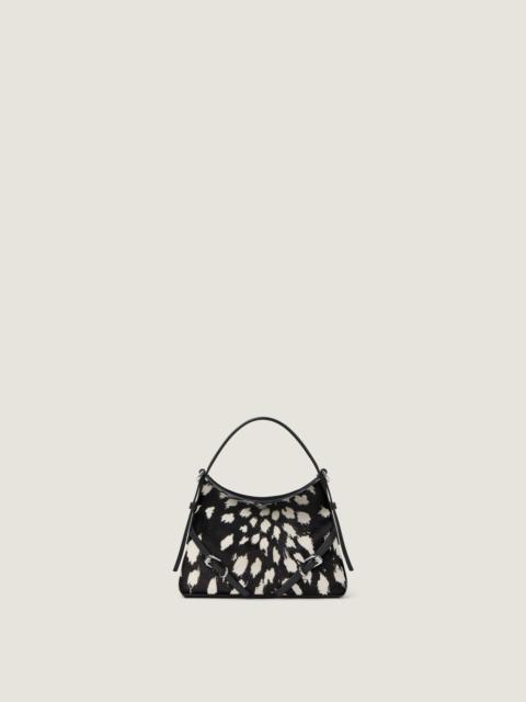 NANO VOYOU BAG IN PONY EFFECT LEATHER WITH ANIMAL PRINT