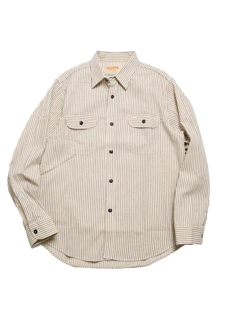 DOBBY STRIPE WORK SHIRT - SC29146