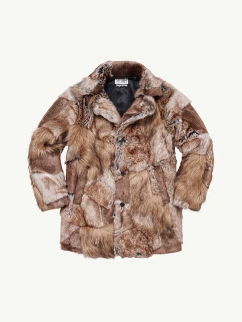 Supreme®/ MM6 Patchwork Faux Fur Coat
