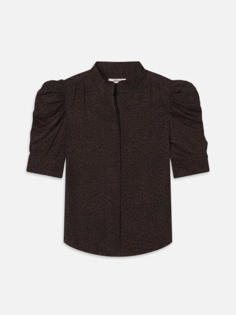 The Leopard Gillian Top in Leopard