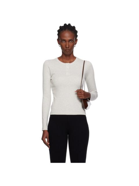 Gray Jess Longsleeve Henley