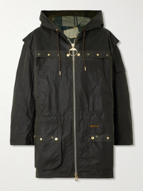 Aberford Hooded Waxed-cotton Jacket