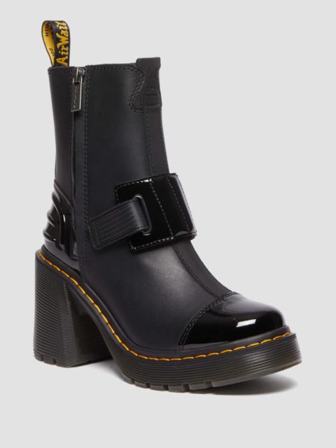 Gaya Alternative Leather Heeled Chelsea Boots