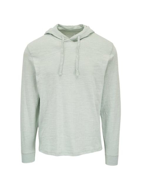 hooded long-sleeve knitwear