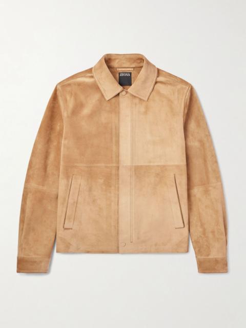 Suede Jacket Tan