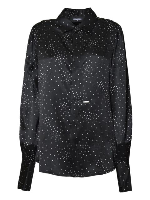 star-print shirt