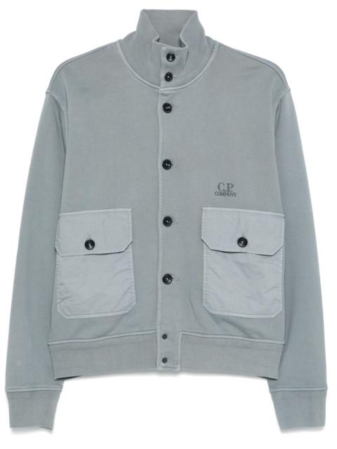 logo-embroidered jacket