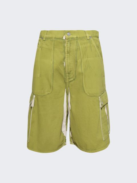 Denim Cargo Shorts Lemonade