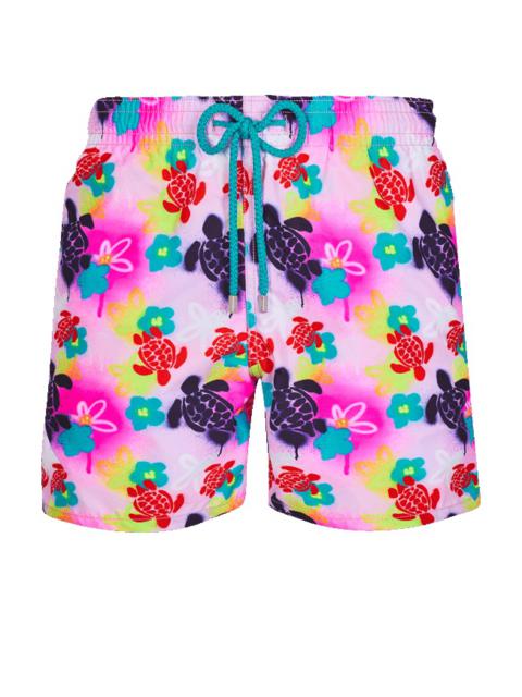 Men Swim Trunks 1988 Turtles Graffiti