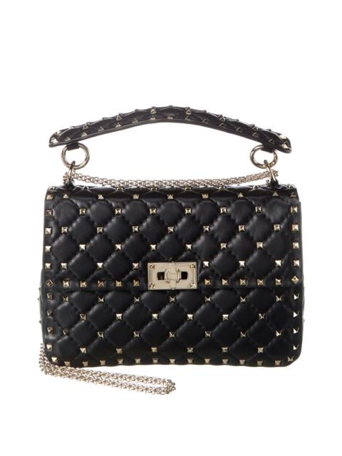 Valentino Rockstud Spike Medium Leather Shoulder Bag