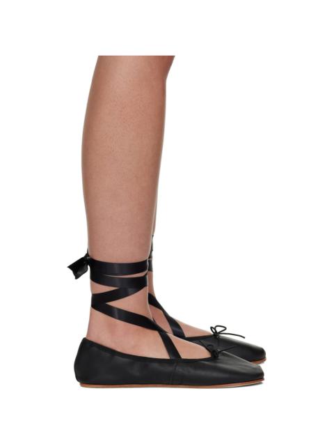 Black Sophia Ballerina Flats