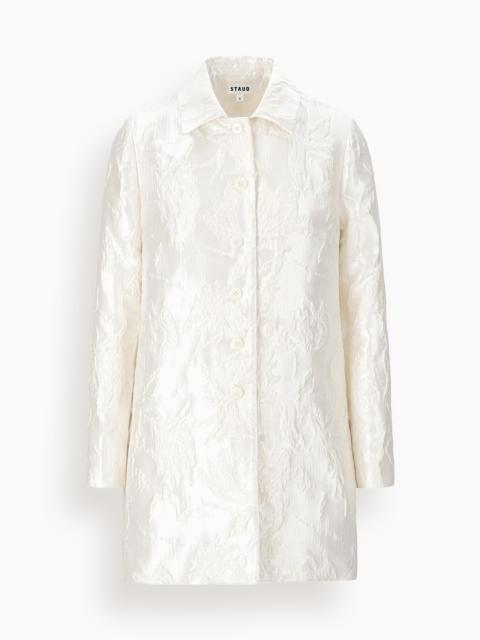 Halton Jacket in Botanical Ivory