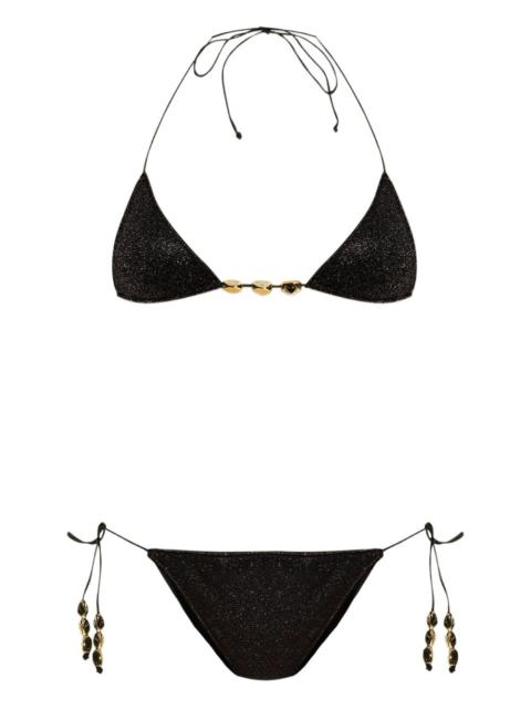 glitter-detailing bikini