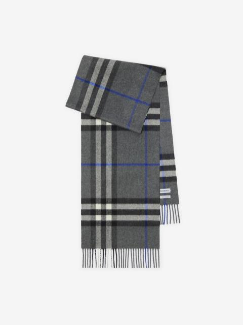 Check Cashmere Scarf