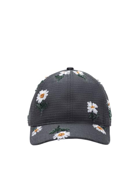 beaded-embellishment baseball cap