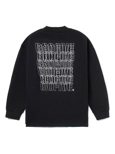 Li-Ning Badfive Sports Basketball Series Casual Breathable Loose Long Sleeves 'Black' AHSR759-4