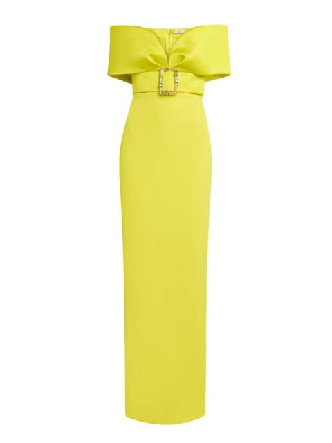 Abike Gown - Chartreuse