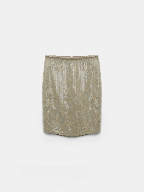 SEQUIN STATEMENT skirt