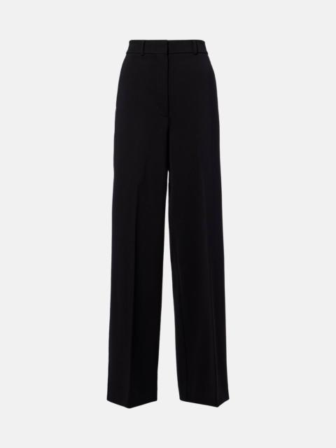 Vetusta crêpe wide-leg pants