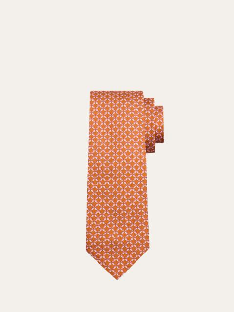 Men's Micro-Dolphin Print Tie