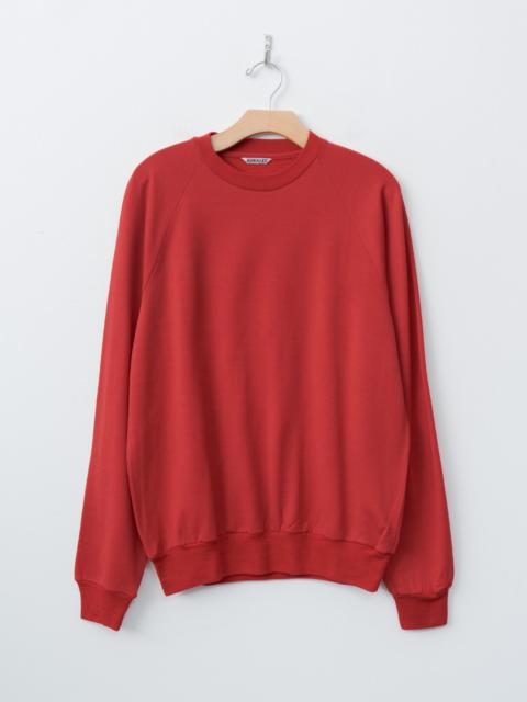 Light Wool Sweat P/O - Red