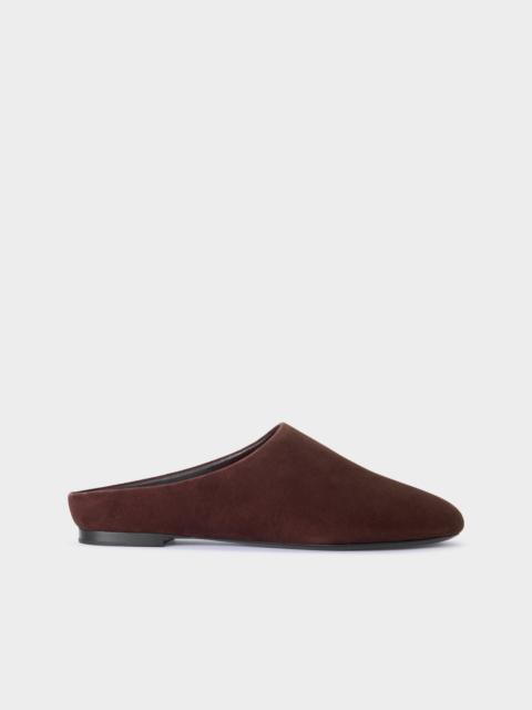 Suede Riad Slipper In Espresso