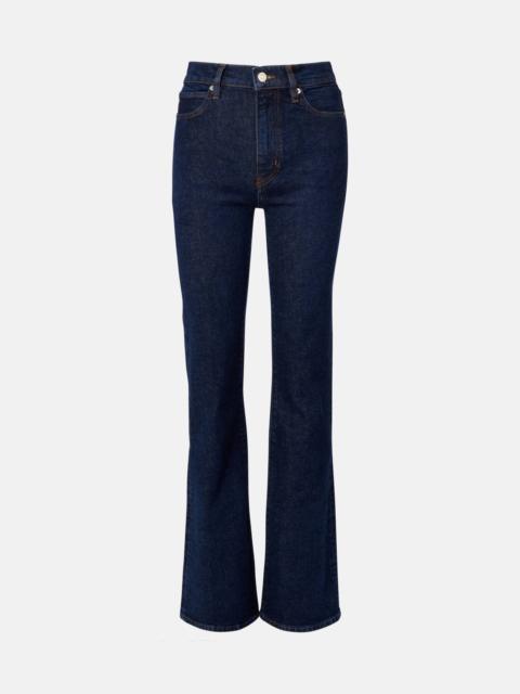 Arrow high-rise bootcut jeans