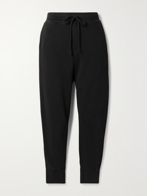 Nolan Cropped Cotton-jersey Track Pants