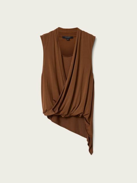 ADALINE V-NECK WRAP TOP