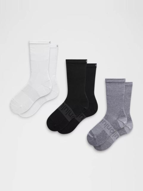 Unisex Power Stride Crew Socks 3 Pack *Updated