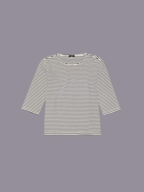 ELBOW SLEEVE STRIPE TEE
