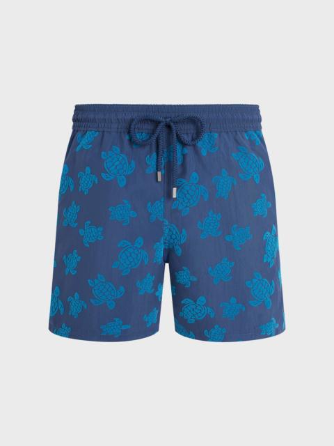 MEN SWIM TRUNKS FLOCKED RONDE DES TORTUES