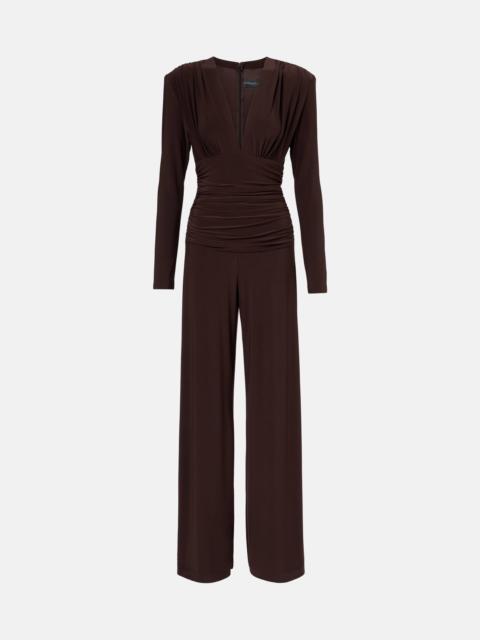 Ruched jersey jumpsuit