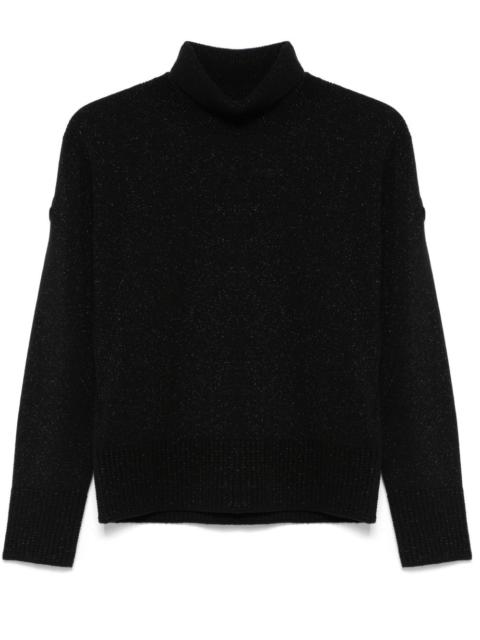 lurex-embellished sweater