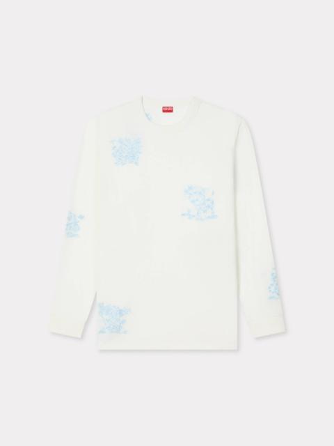 'KENZO Cartoon' outlined relax long sleeve T-shirt in cotton