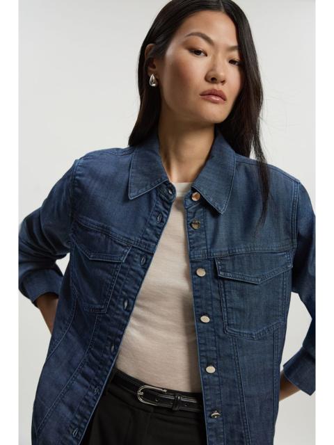 Chambray Stretch Denim Shirt