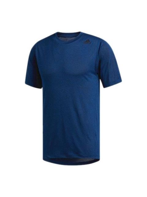 adidas Round Neck Short Sleeve Blue EB8047