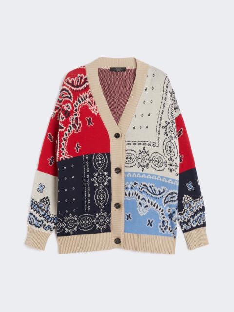 BAOBAB Oversized jacquard yarn cardigan