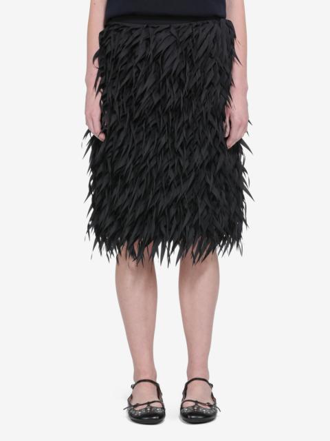 MIDI SKIRT WITH FRINGES