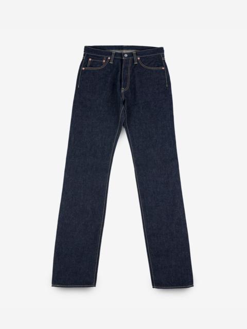 IH-634SBR-14 14OZ BROKEN TWILL SELVEDGE DENIM STRAIGHT CUT JEANS - INDIGO
